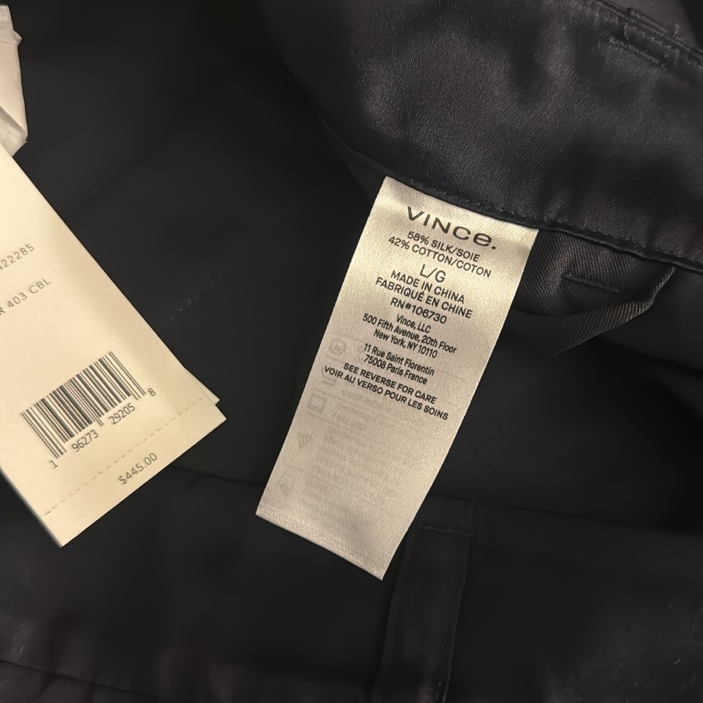 VINCE Silk-Blend High-Waist Pull-On Pants - Picture 11 of 14